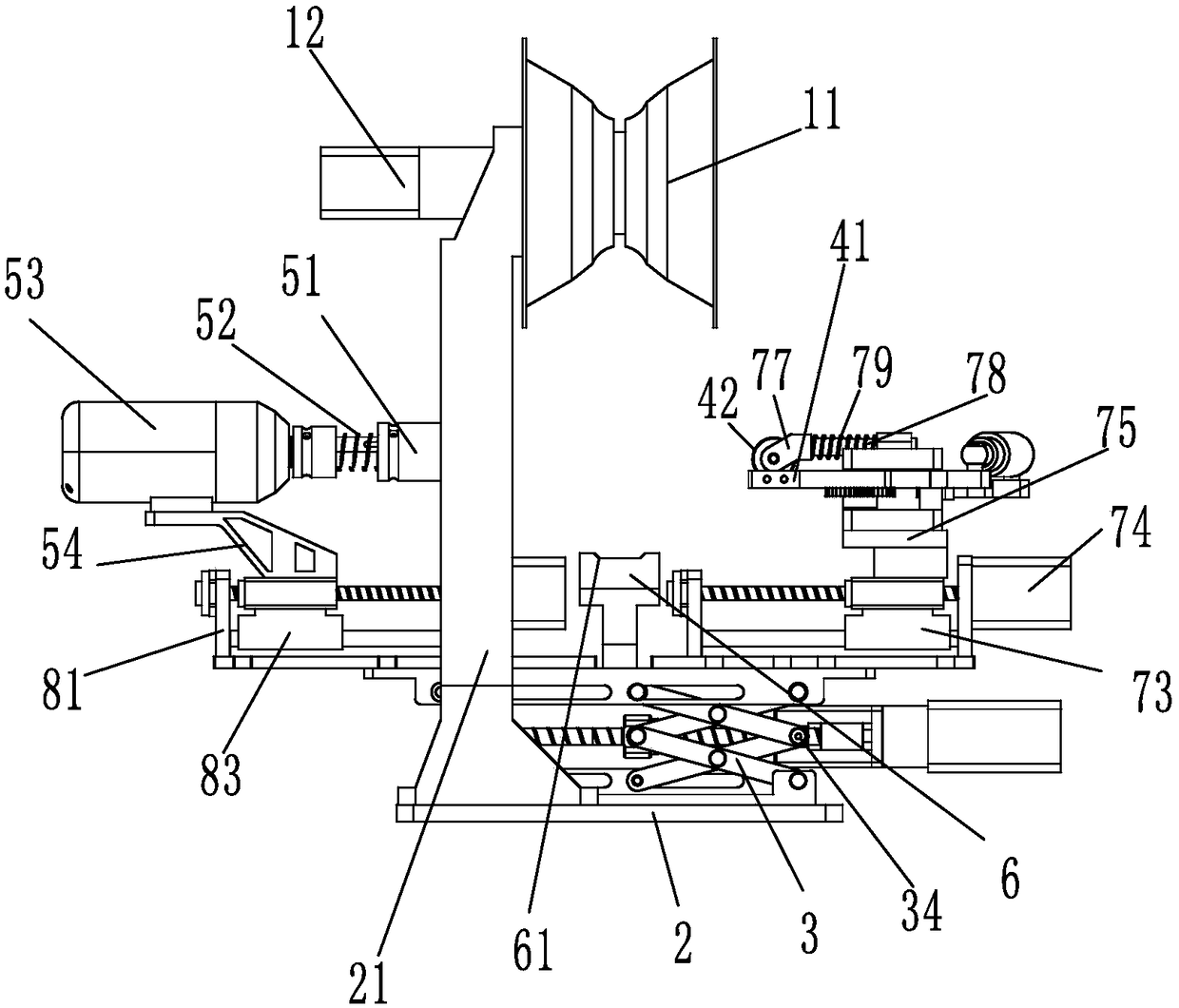 Hinged damper disassembly and assembly device and method