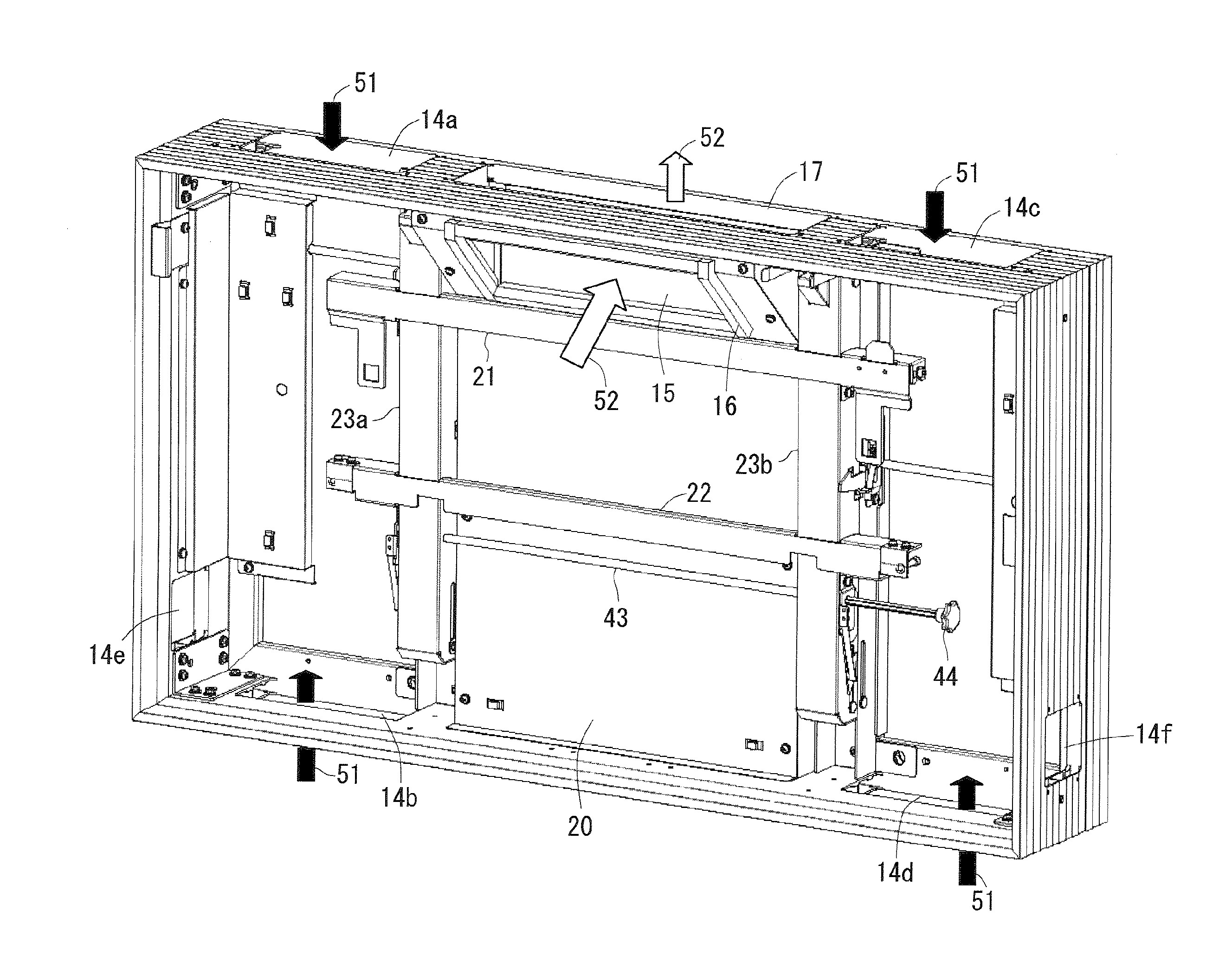Wall-mounted attaching apparatus