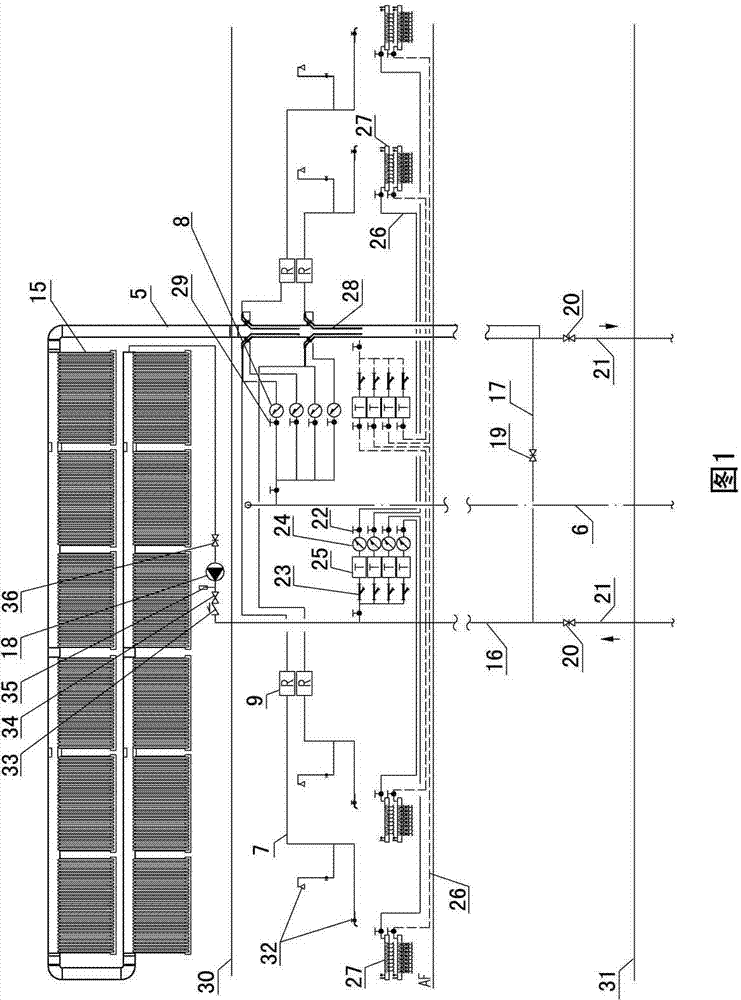 Solar comprehensive heating system capable of supplying heat and hot water integrally for house