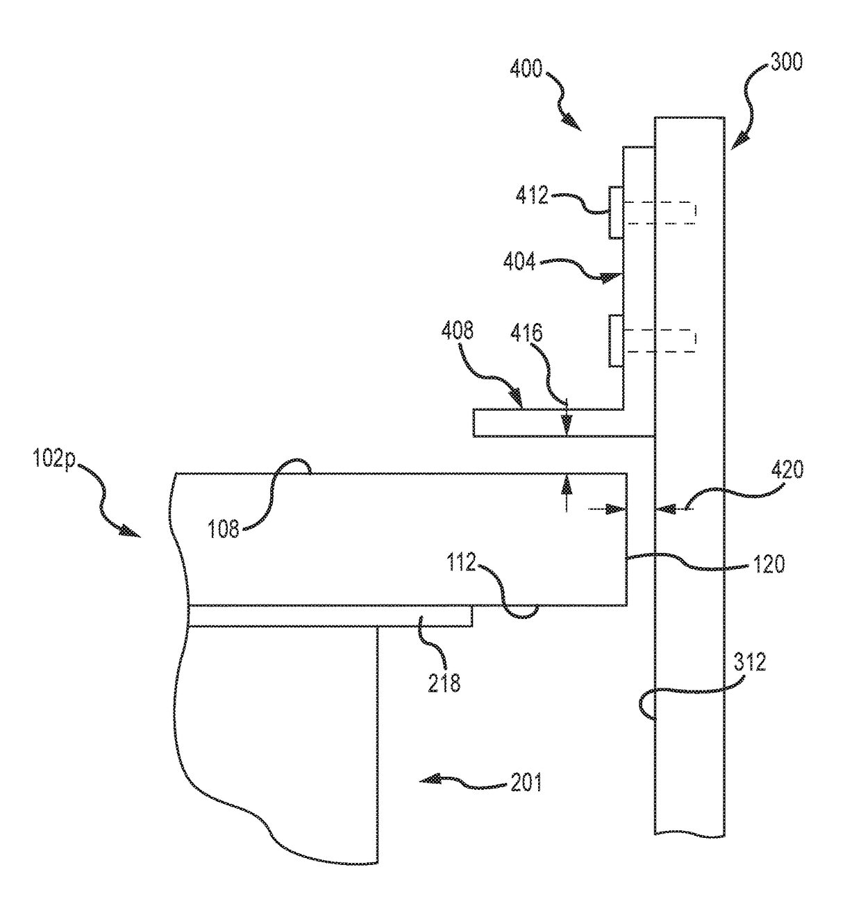 Peripheral stabilizing system for elevated flooring surface