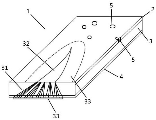 Hollow staggered double-jacquard sandwich screen cloth and manufacturing method thereof