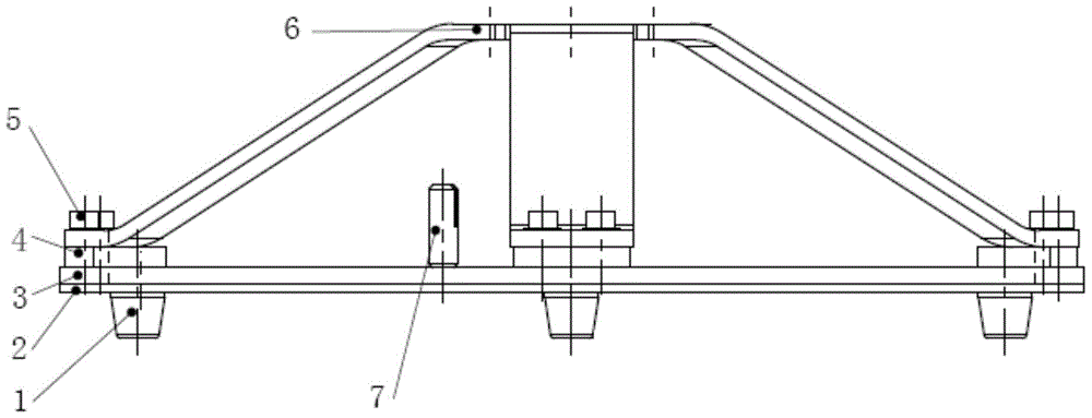 Insulation inspection tooling for polyimide film on the bracket of solar sail panel driving device of spacecraft