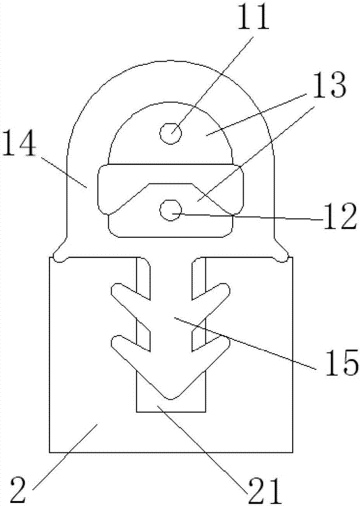 Automobile anti-pinch strip