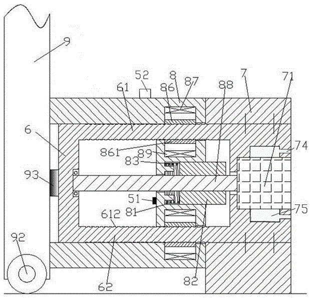Safe fastening structure for logistics goods box and operating method thereof