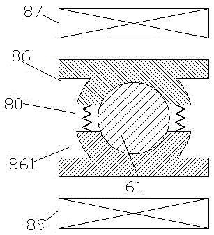 Safe fastening structure for logistics goods box and operating method thereof