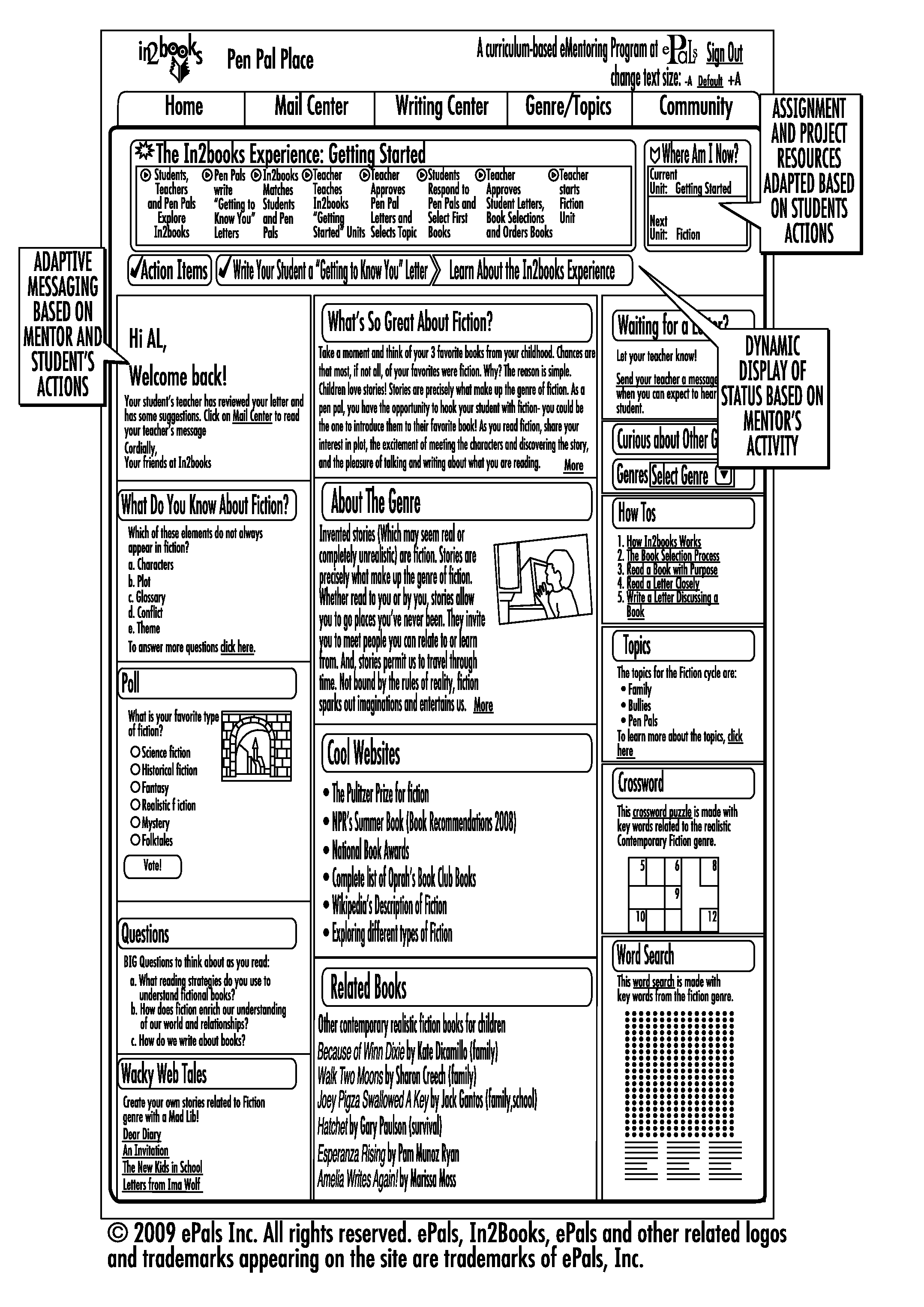 Object-Based System and Language for Dynamic Data or Network Interaction Including Learning Management