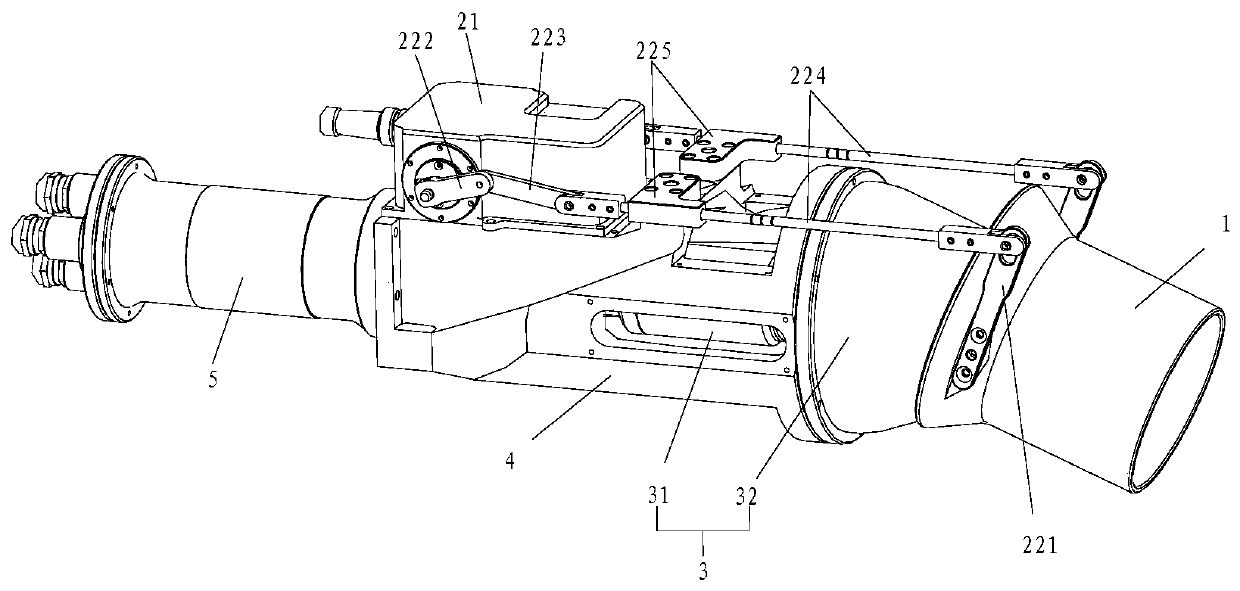 Vector mask, vector pump jetting propelling system and underwater aircraft