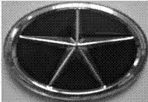 LOGO with internal stereoscopic effect for vehicle and preparation method thereof