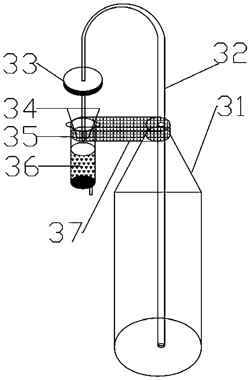 Portable water nitrogen and oxygen isotope filtration and adsorption device and absorption method