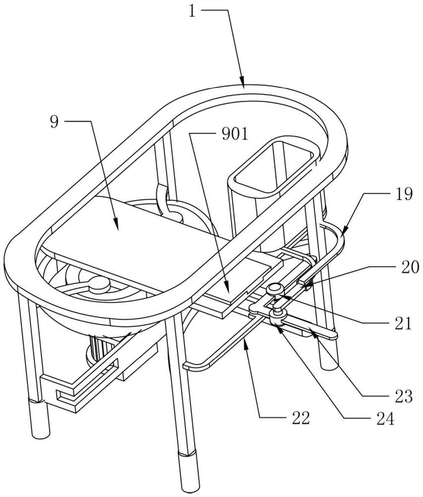 A device for opening holes in a grid cover plate