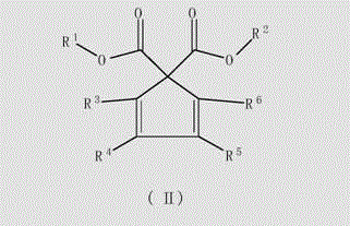 Unsaturated cyclosubstituted diacid ester compound suitable for preparing olefin polymerization catalyst