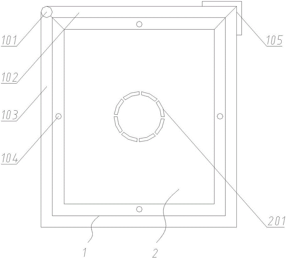 Gluing device and method