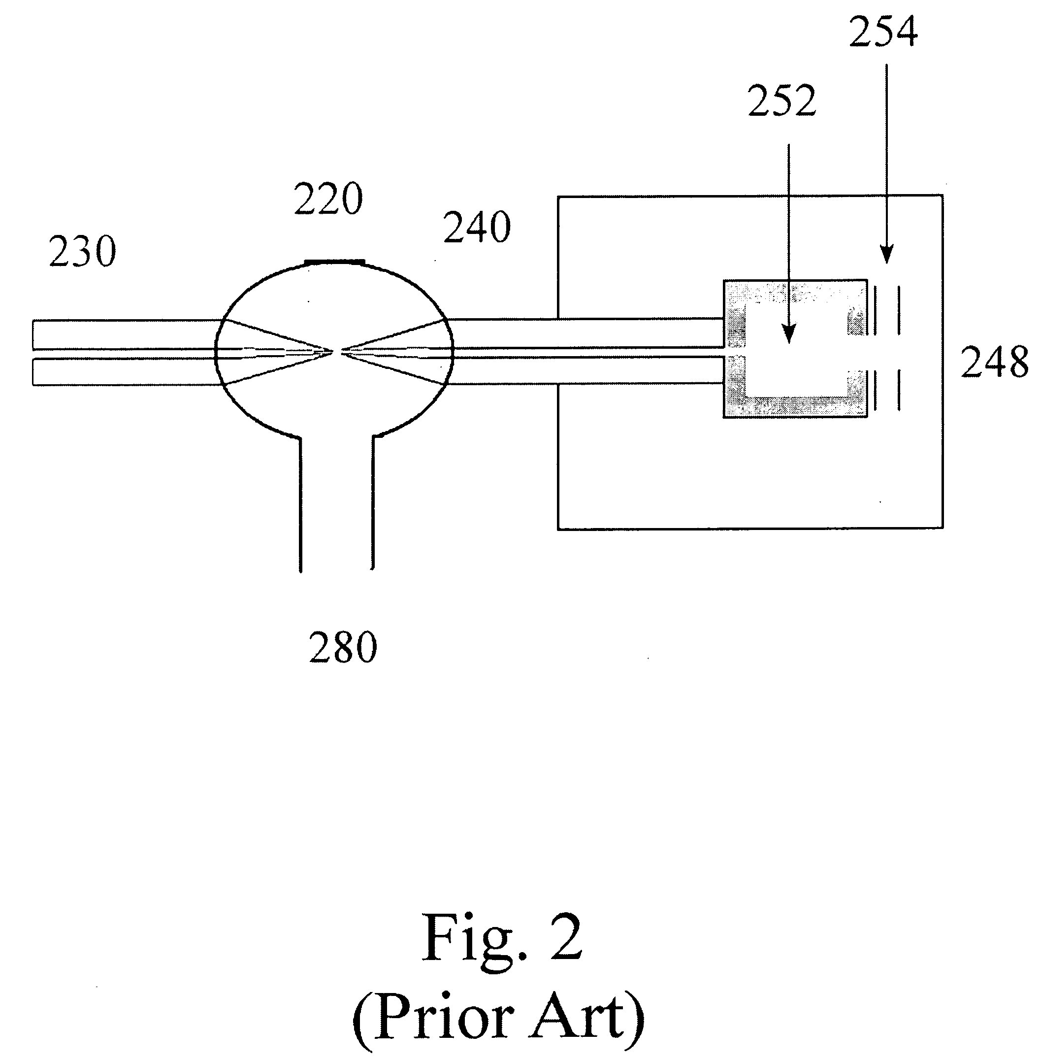 Sampling system for use with surface ionization spectroscopy