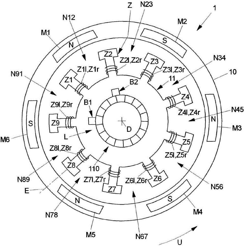 Method for producing a brush-commutated direct-current motor