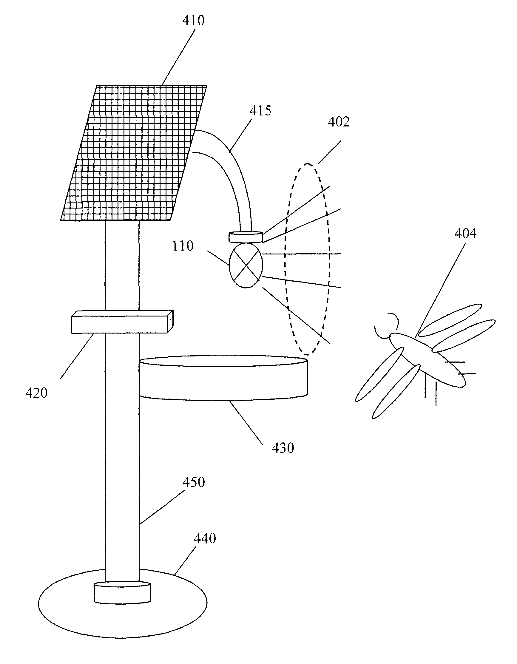 Intelligent pest killing lamp