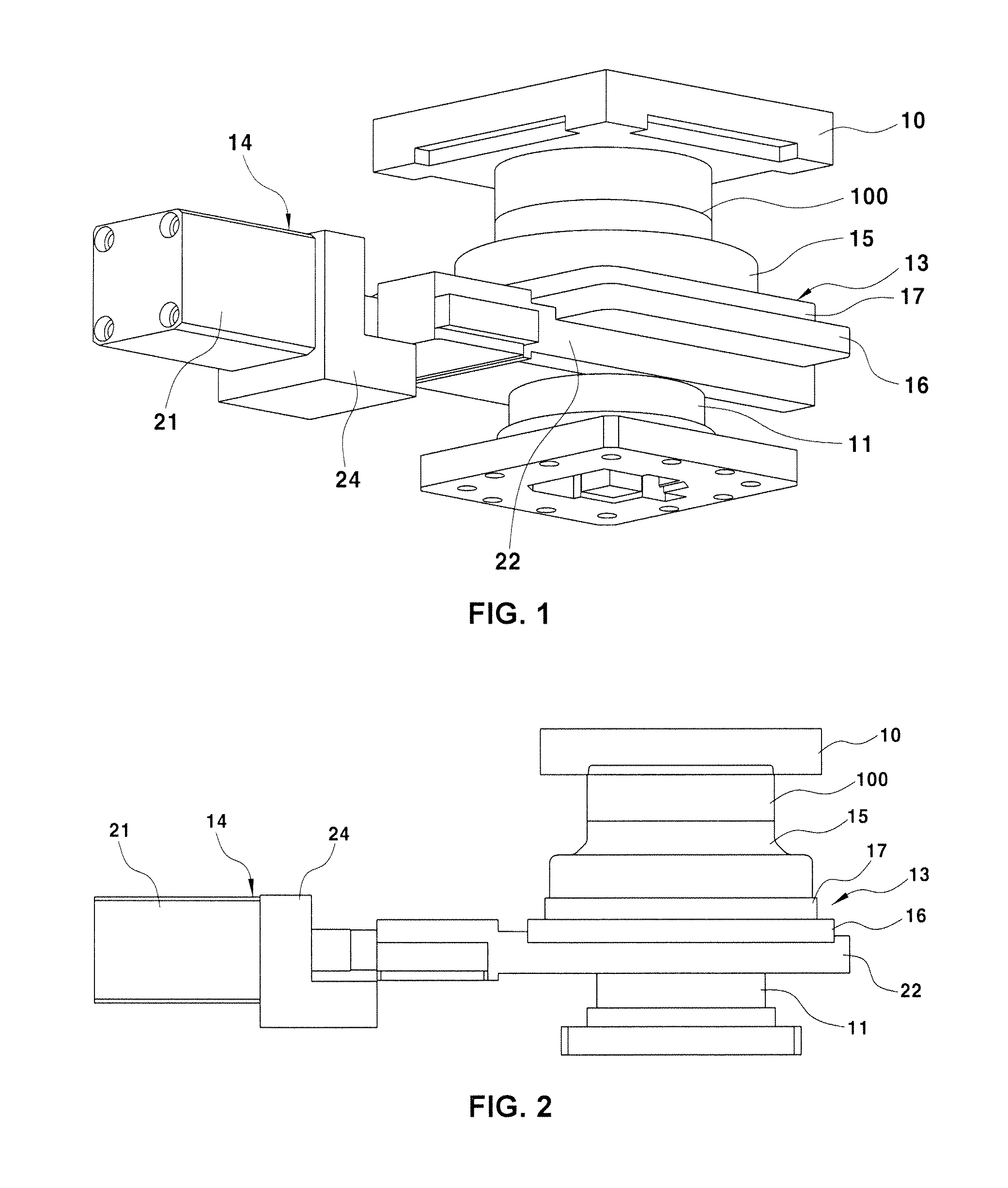 Molding apparatus for rotor of motor