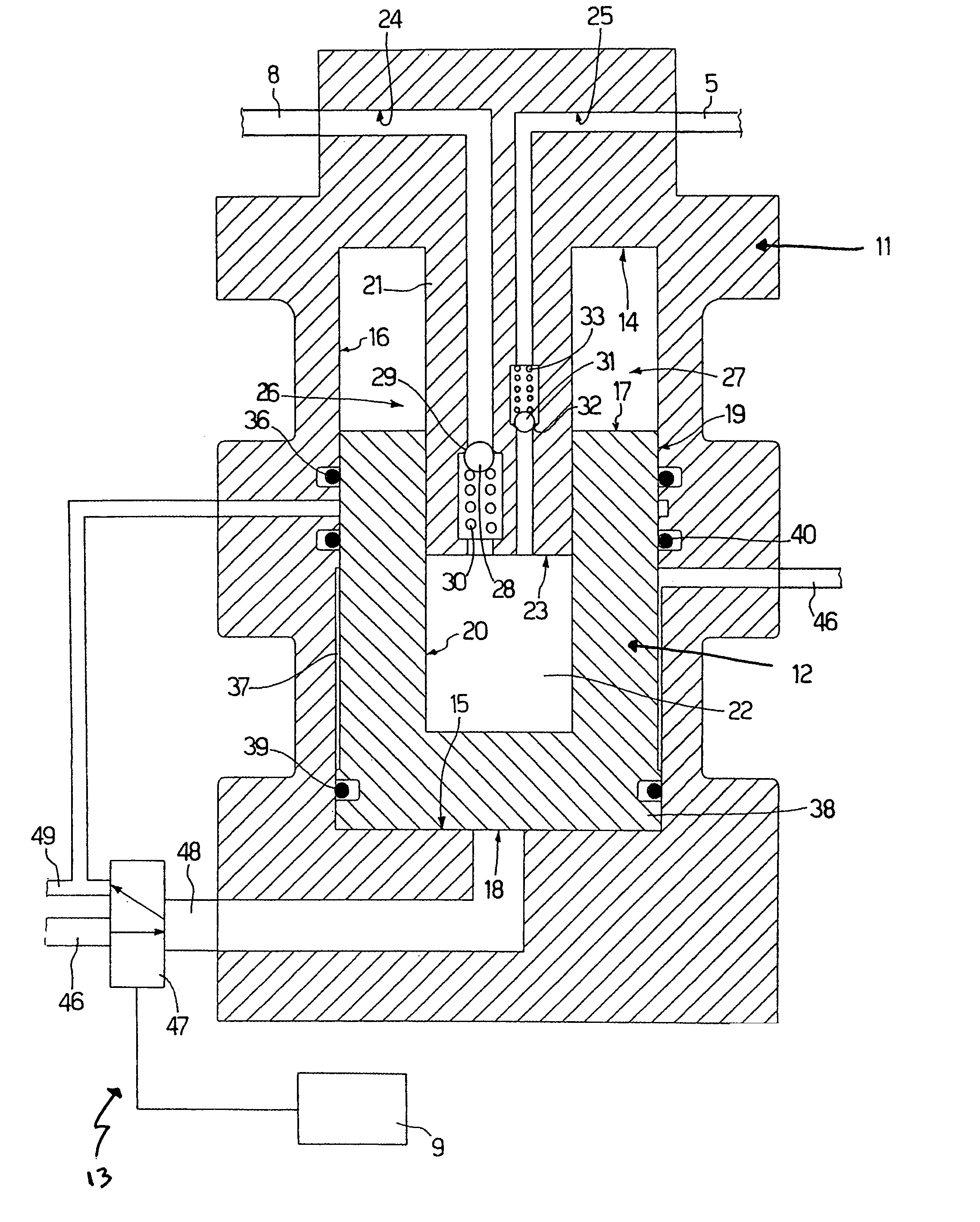 Internal combustion engine hydraulic fuel pump