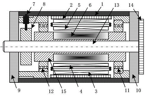 Bearing-free permanent magnetic synchronous generator