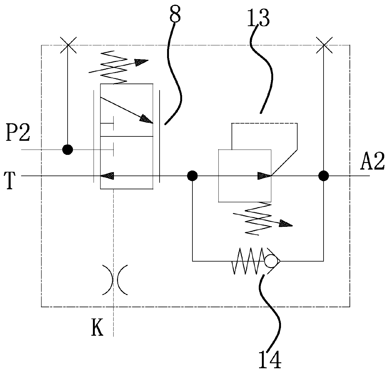 A full hydraulic reverse braking and clutching system