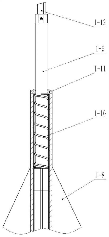 Pipeline inner wall self-adaptive robot cleaning device based on centrifugal force principle