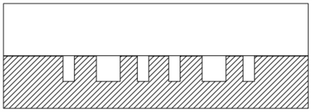 Method for manufacturing composite glass silicon substrate and adapter plate capable of regulating and controlling large pressure