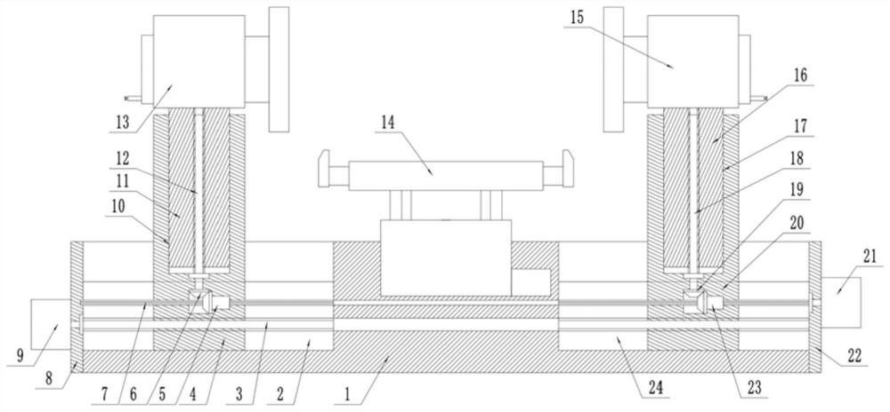 A processing mechanism for an automobile engine cylinder head