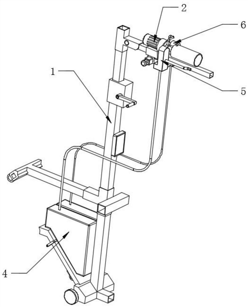 A construction drilling device