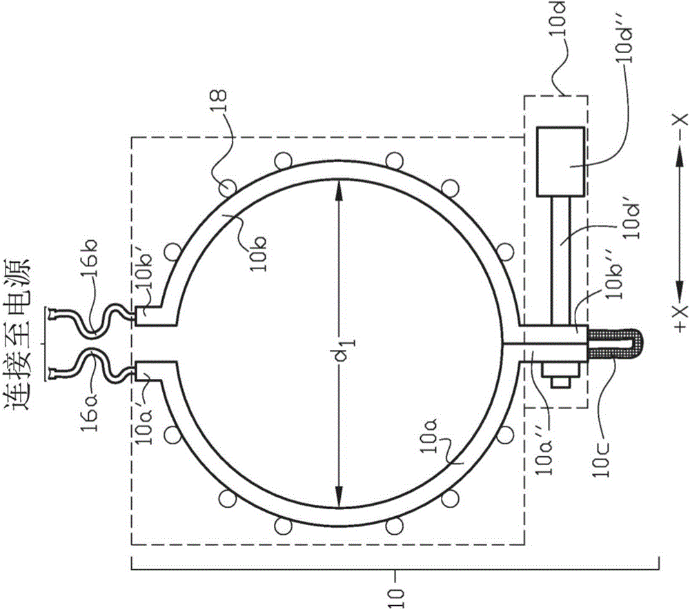 Induction coil with dynamically variable coil geometry