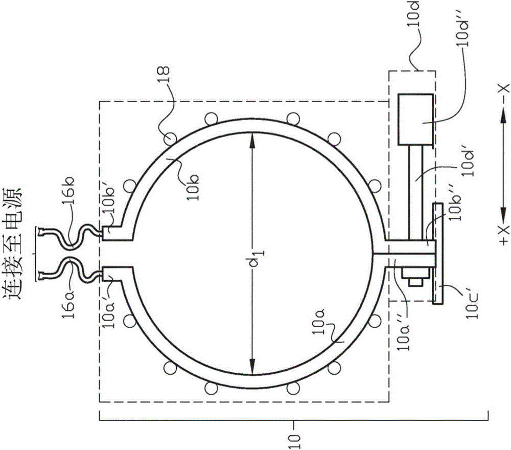 Induction coil with dynamically variable coil geometry