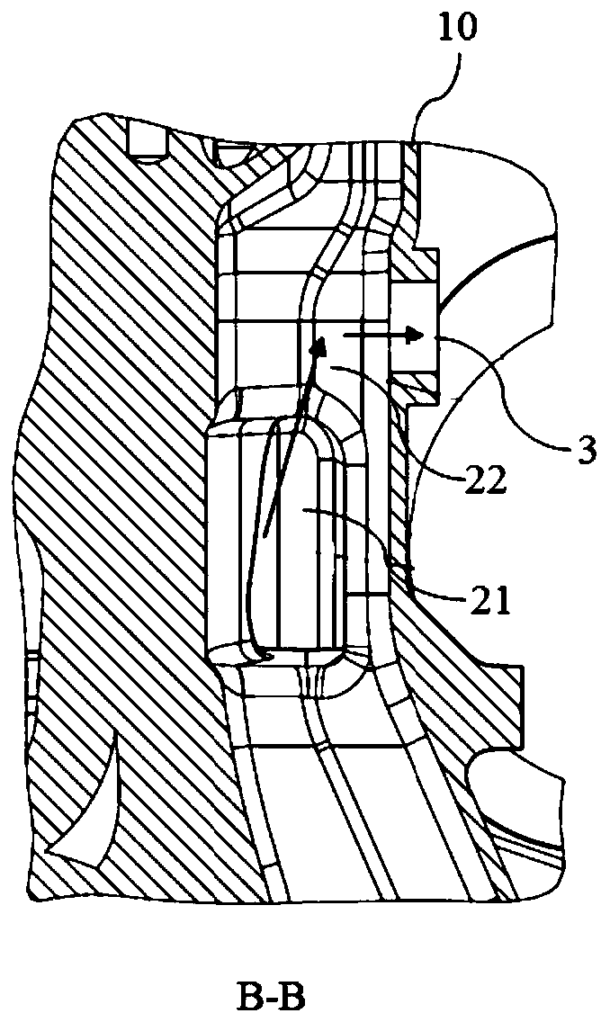 Oil and gas separator air intake structure and engine