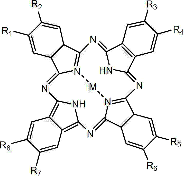 Low-temperature activation bleaching method by using water-soluble metal phthalocyanine