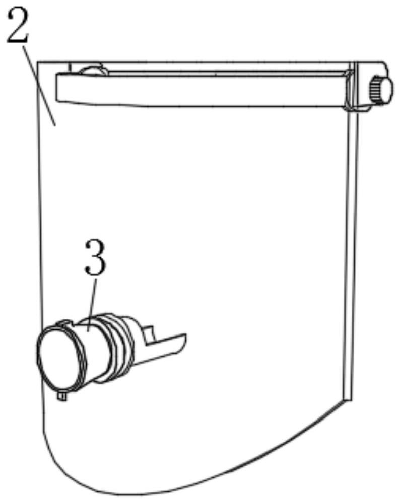 Novel isolation gown device special for collecting crown nucleic acid