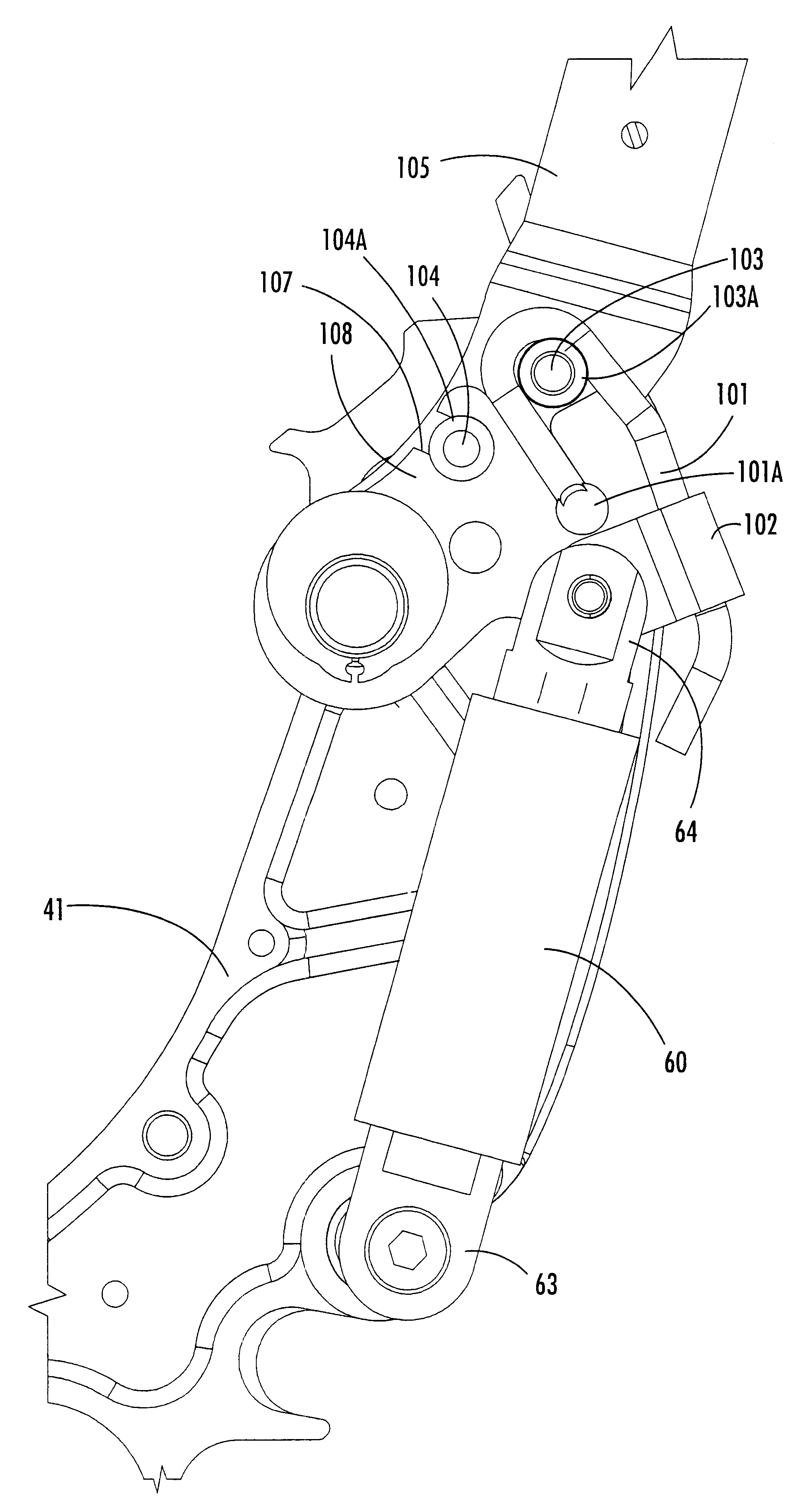Passenger seat with seat back breakover assembly and method