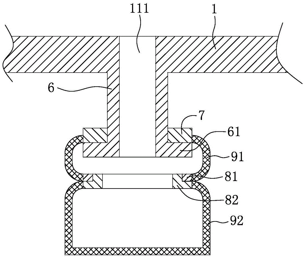 A kind of anti-overflow bayberry washing machine