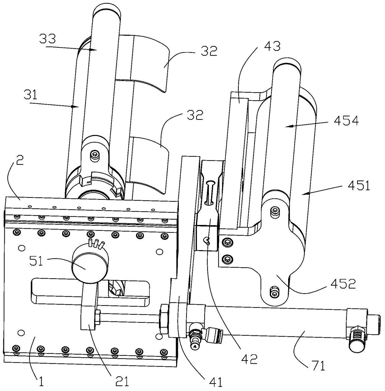 A tension buffer mechanism