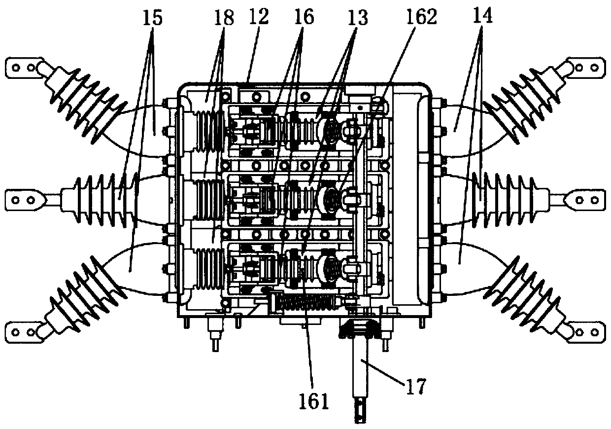 High security primary and secondary fusion column switch