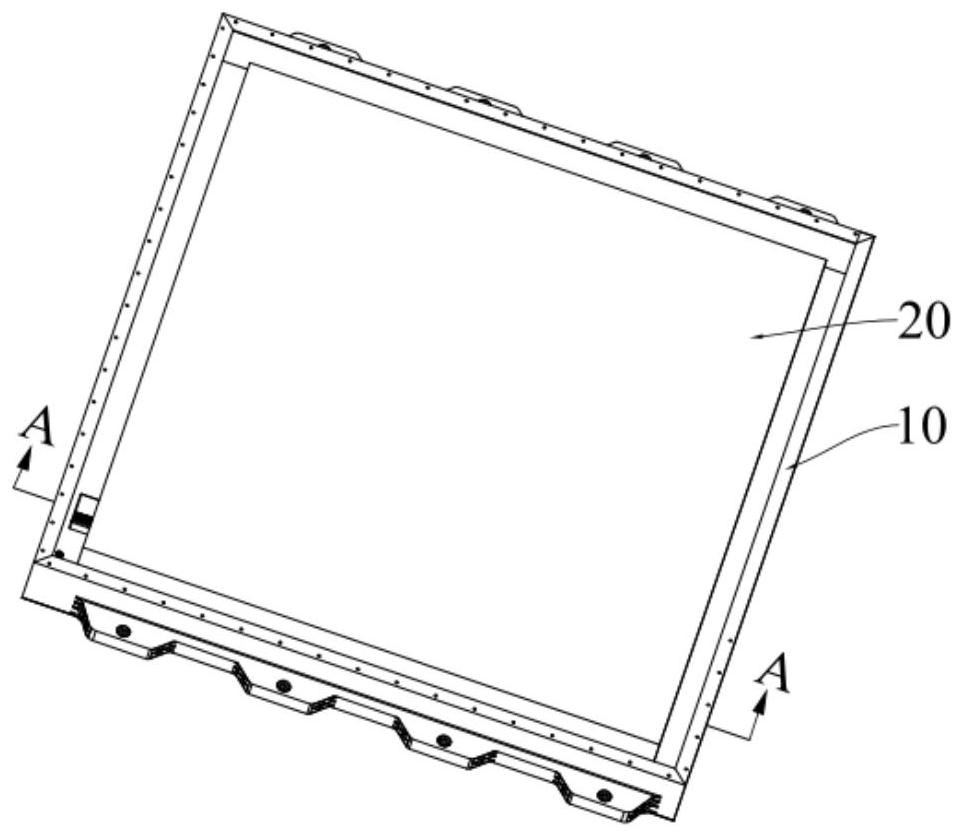 Battery box leakage detection device and method