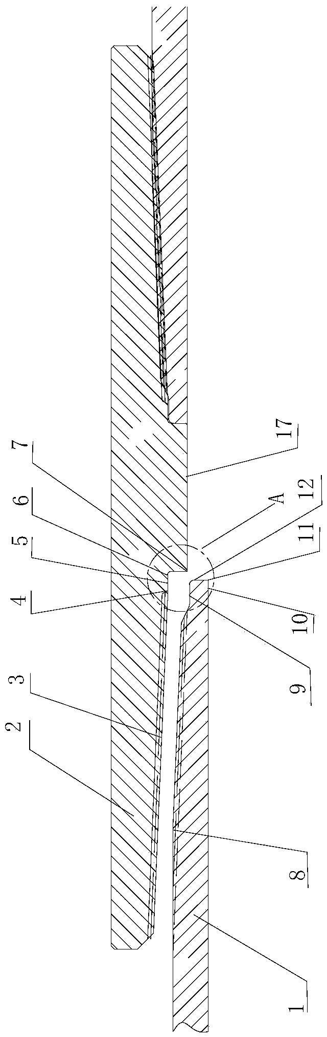 Double-lead petroleum casing pipe threaded connection mechanism and casing pipe pillar thereof