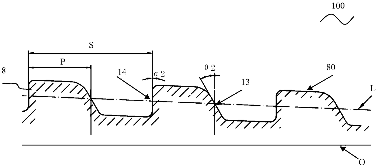 Double-lead petroleum casing pipe threaded connection mechanism and casing pipe pillar thereof