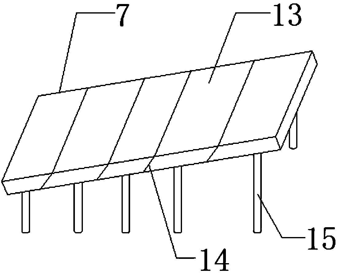 Storage device for coal briquettes of coal transporting ship