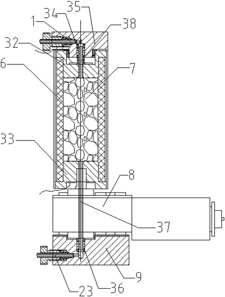 High-temperature and high-pressure rock core dynamic oil displacement experiment CT scanning apparatus