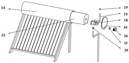 Antifreezing solar water heating system and method