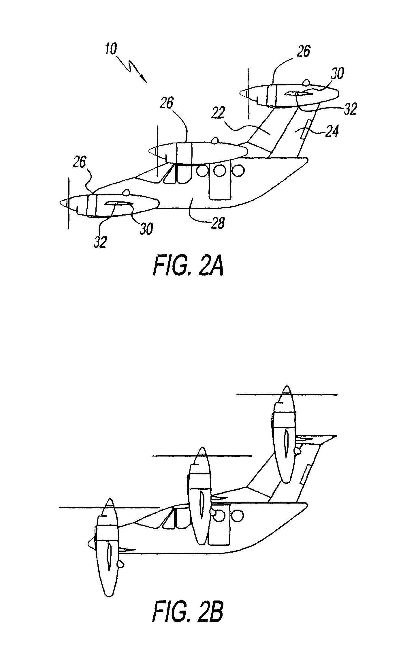 Three-wing, six tilt-propulsion unit, VTOL aircraft