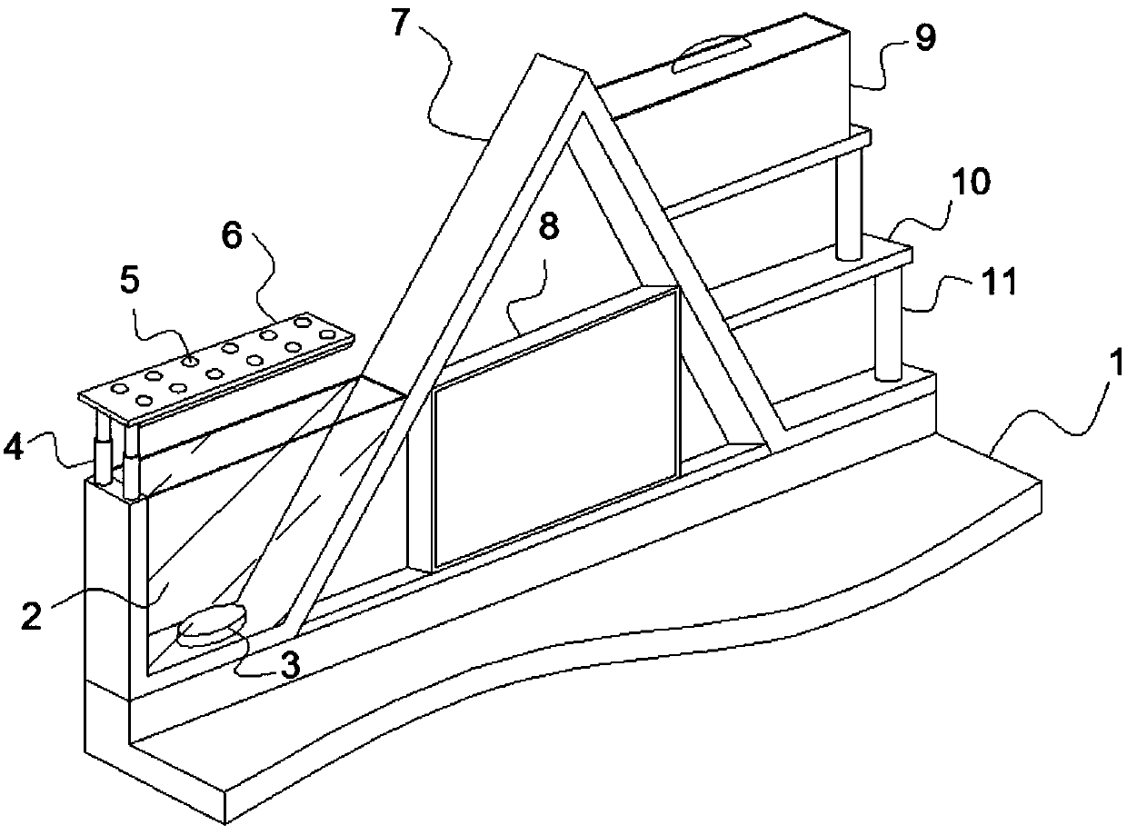 Comprehensive acupuncture and massage treatment device