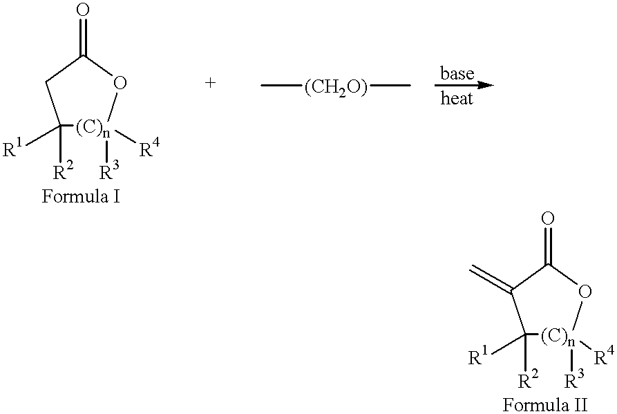 Process for the preparation of alpha-methylene lactones