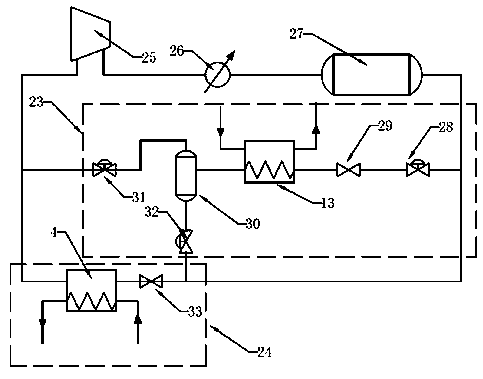 Oil field associated gas recycling device and method