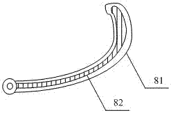 A climbing tool for power distribution lines with improved structure