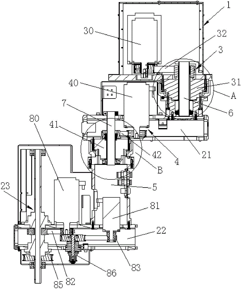 Hoisting Type Blind-area-free Assembling Robot For Electron Industry 