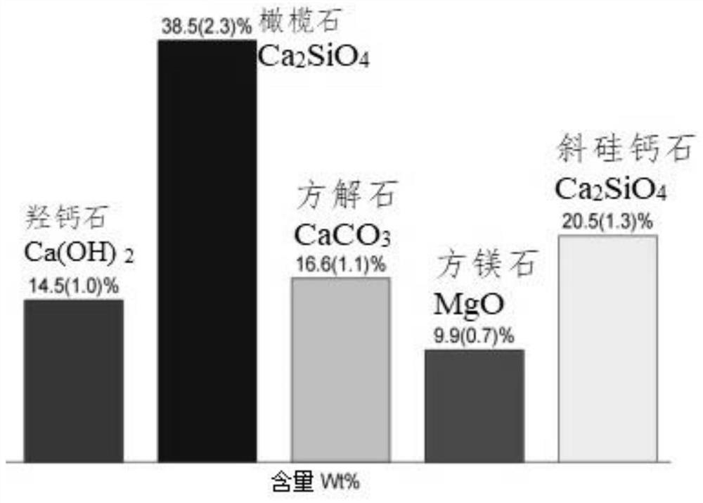 Homogeneous carbonization preparation method of magnesium slag cementing material for smelting magnesium by silicothermic method