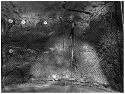 Method for strengthening insulation protection net in unlined tunnel